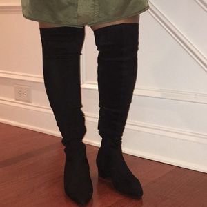 Zara flat over the knee boots